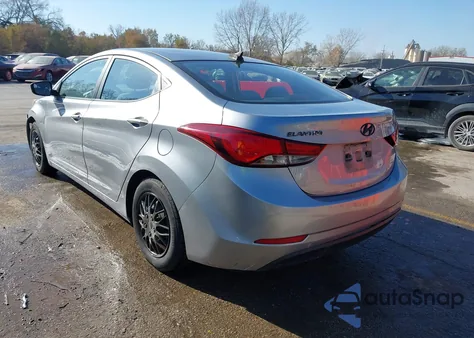 2016 Hyundai Elantra Se from USA, damaged, VIN 5NPDH4AE0GH679177